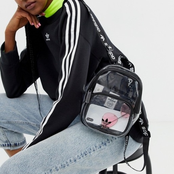 adidas backpack clear